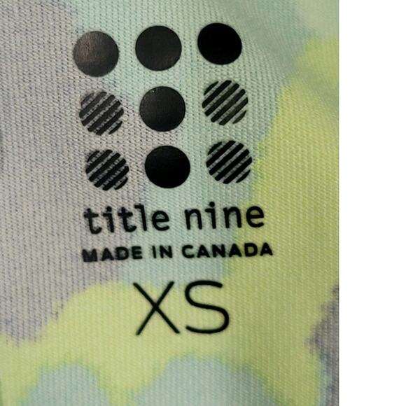 Title Nine Buttah Pieced Tank Dress Women's XS Floral Sleeveless Athleisure‎ - Picture 12 of 12